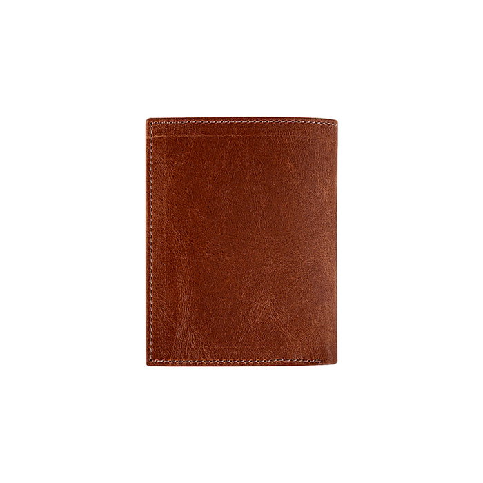 Zoozie Bags Cartera Hombre Piel Auténtica Tostada 10.7x2x8.6 cm